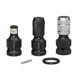 Electric wrench telescopic elastic sleeve conversion head hexagon head conversion batch head hexagon head 1/2 air gun 1/4 electric tool
