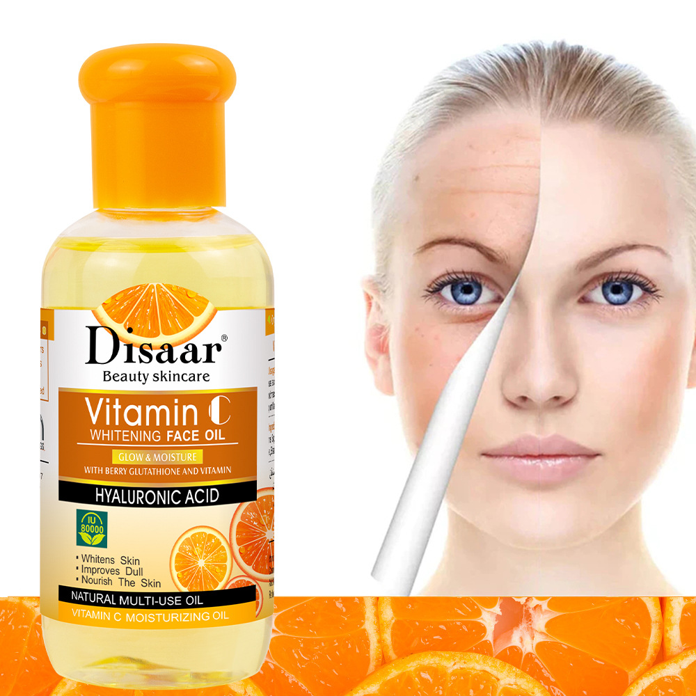 Disaar cross-border VC brightening moisturizing oil hydrating shrink pores anti-aging essence oil wholesale face oil