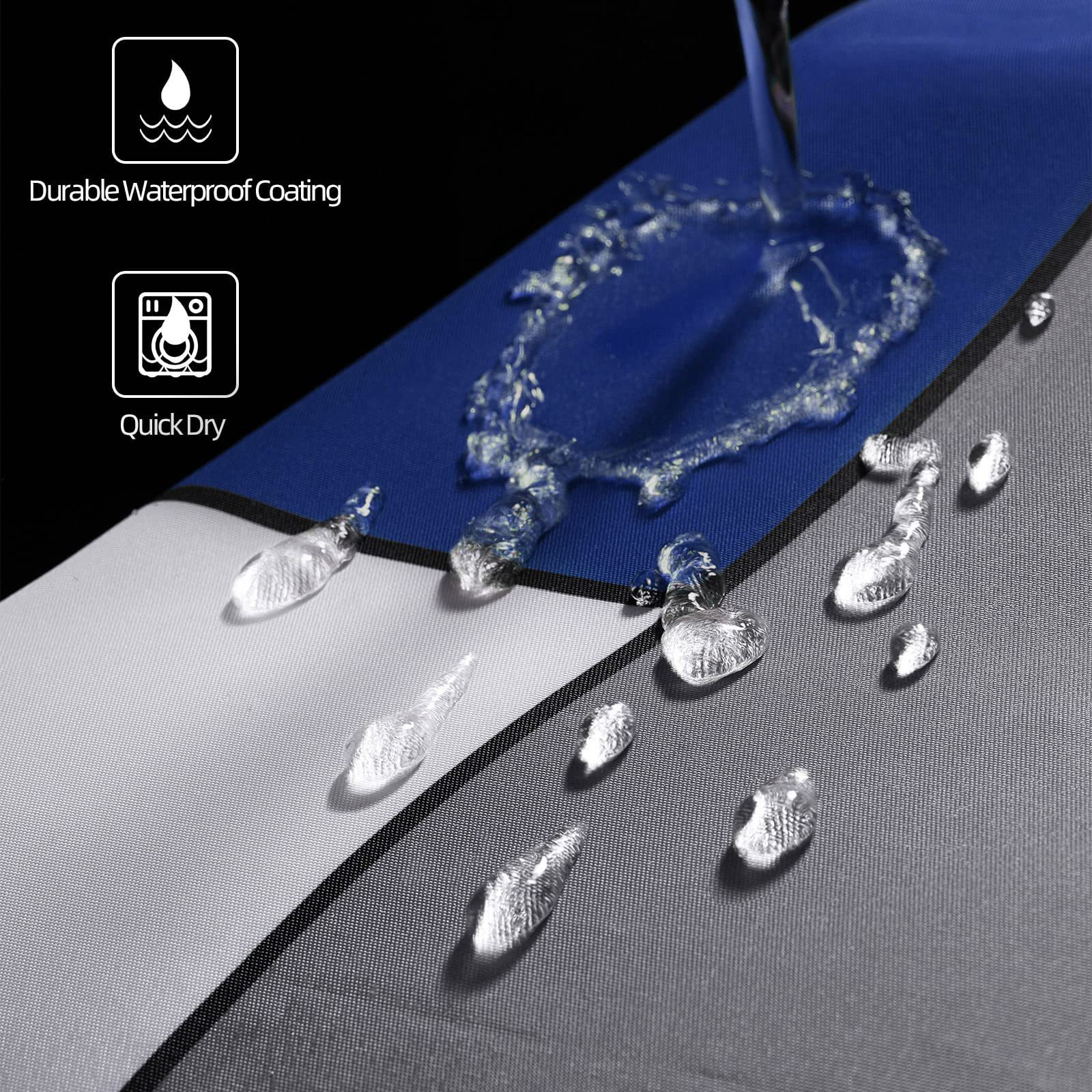Stitching Digital Printed Cloth Shower Curtain Thickened Waterproof Bathroom Curtain Partition Curtain Factory Cross-border Goods Yuan