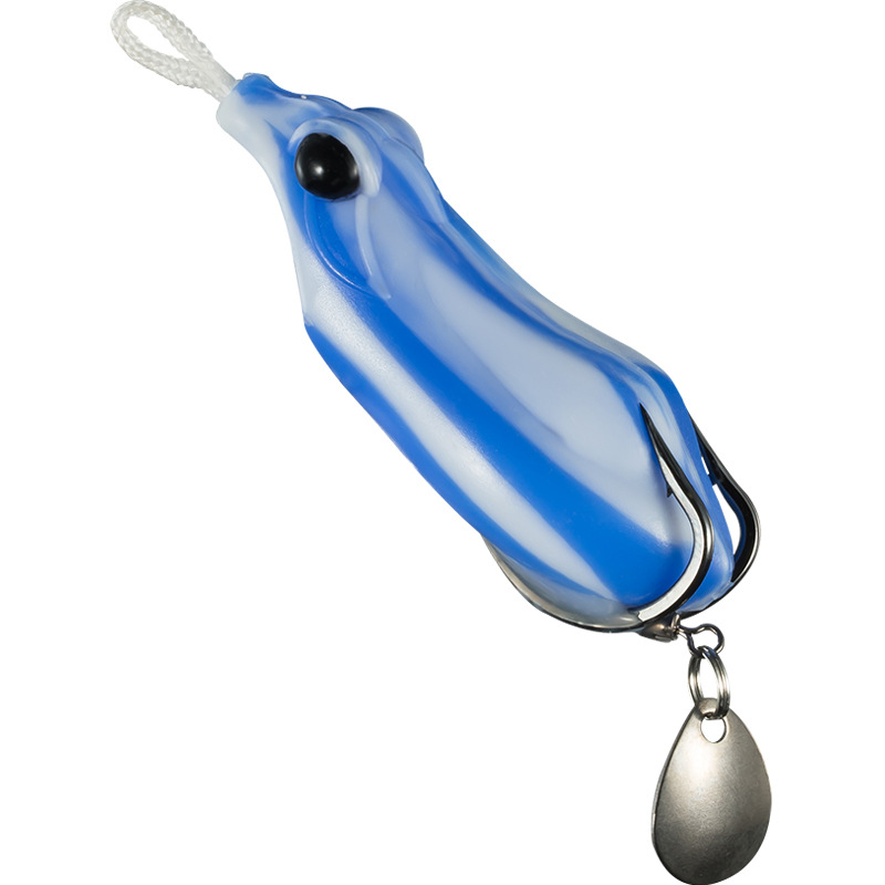 Modified Thunder Frog Fake Bait Road Sub Bait Bait Raising Blood Slot Hook Silicone Style Factory Wholesale Thunder Frog Modified Frog
