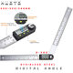 HUOTO electronic digital display angle ruler protractor Stainless Steel woodworking ruler angle measuring instrument angle ruler 360 degrees