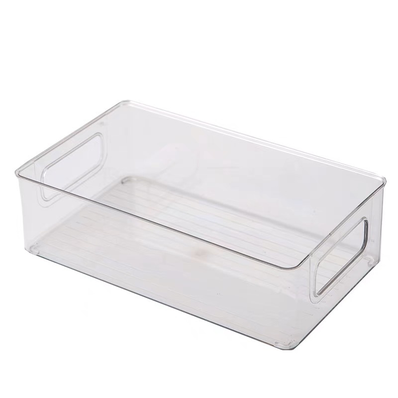 Desktop Storage box cosmetic mask lipstick skin care products transparent PET jewelry box storage office storage basket