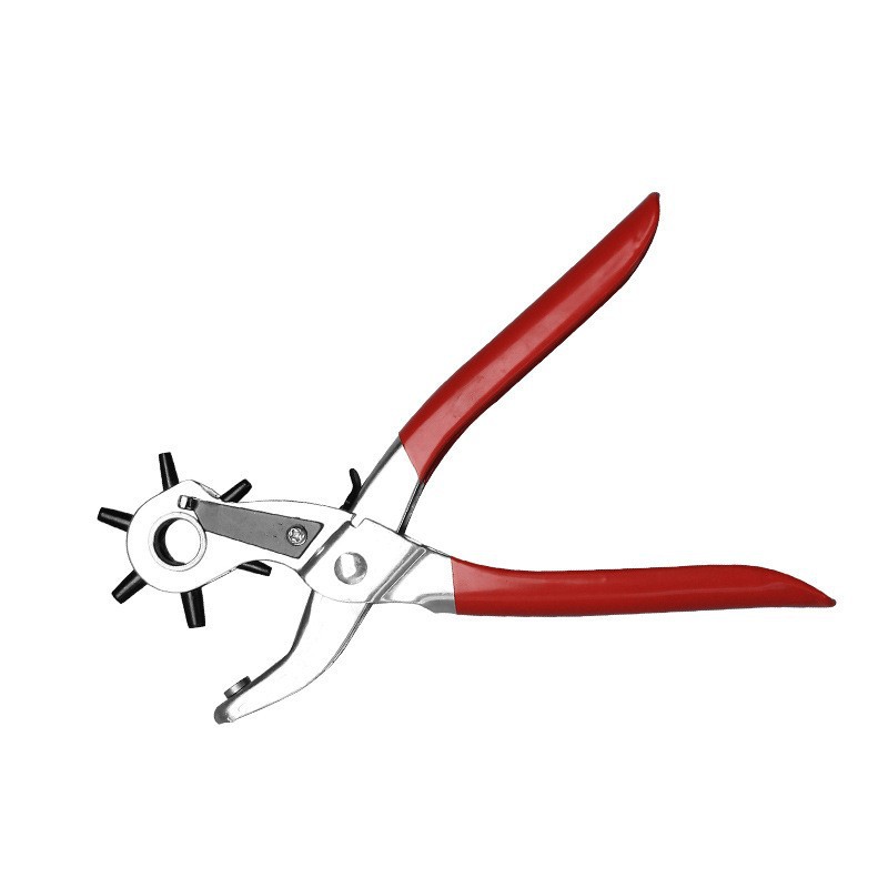 Belt punch punching pliers multifunctional ordinary carbon steel pliers A3 German belt punching pliers punching machine