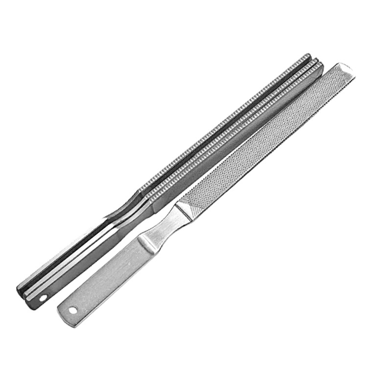 13cm four-sided file lengthened thickened beauty stainless steel polished edge nail file pedicure file nail file nail file