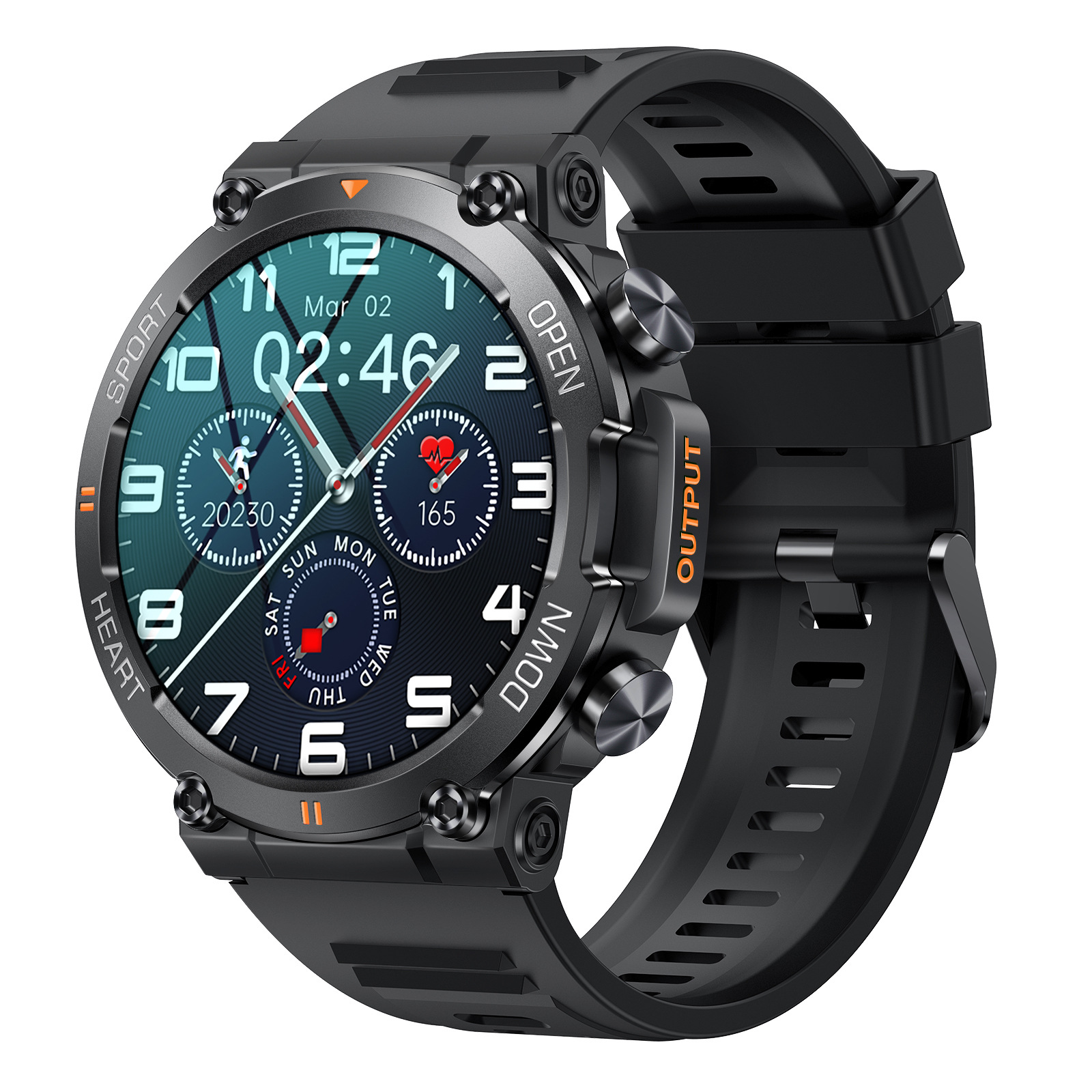 Smart watch K56 PRO Bluetooth call 1.39 360*360 resolution 400 mA battery