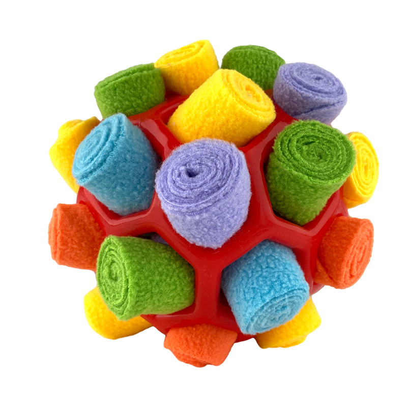 Wholesale pet sniffing ball toys leaking sniffing ball molars to relieve boredom toys interactive educational pet supplies toys