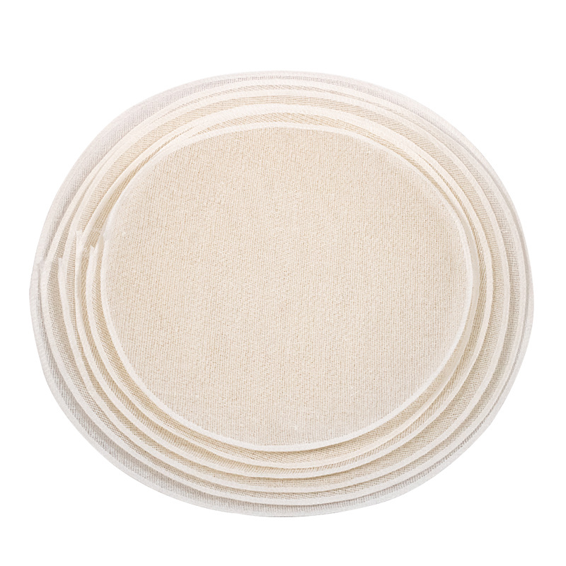 Wholesale cotton sizing edge steamer cloth round non-stick pan breathable steamer cloth steamer cloth spot