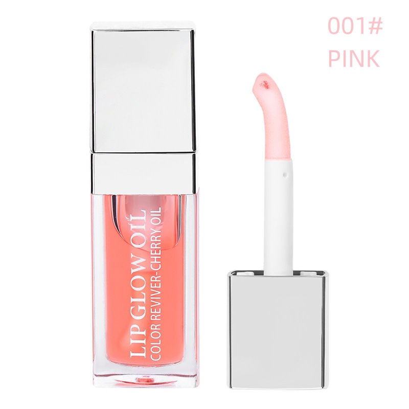 Cross-border spot lip oil lip lip balm moisturizing lip glaze transparent doodle lip gloss glass lip