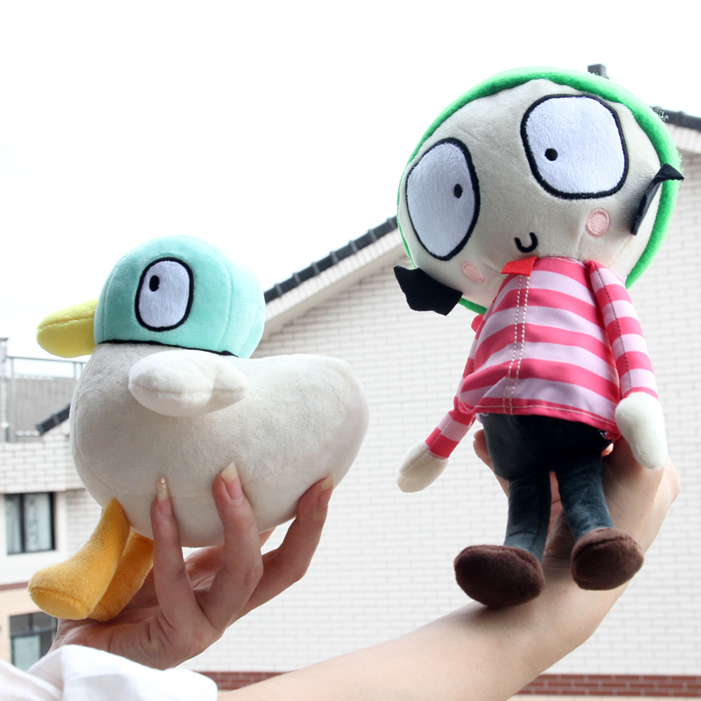 Spot BBC Children English Animated Sarah and Duck Plush Doll Sarah and Duck Doll Toy