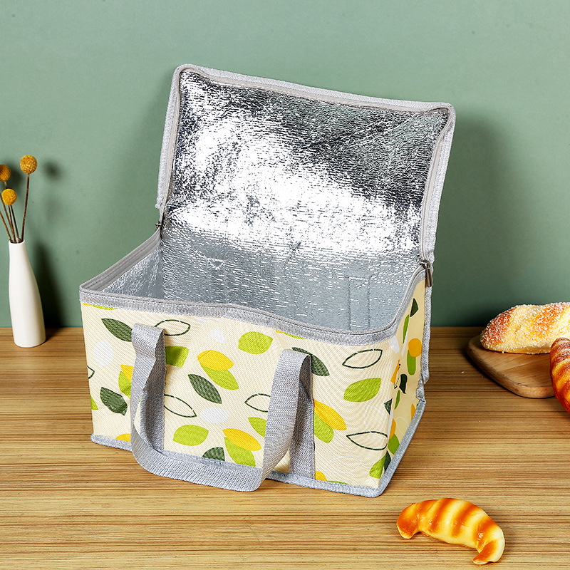 in stock takeaway insulation bag wholesale outdoor picnic insulation portable ice bag large capacity takeaway cake insulation bag