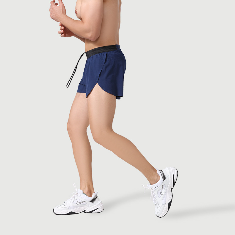 Sports Shorts Men's European and American Marathon Fitness Running Shorts Anti-walking Quick-drying Breathable Loose Three-part Pants