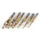 6PC 4341# long titanium-plated composite tap (plastic bag)