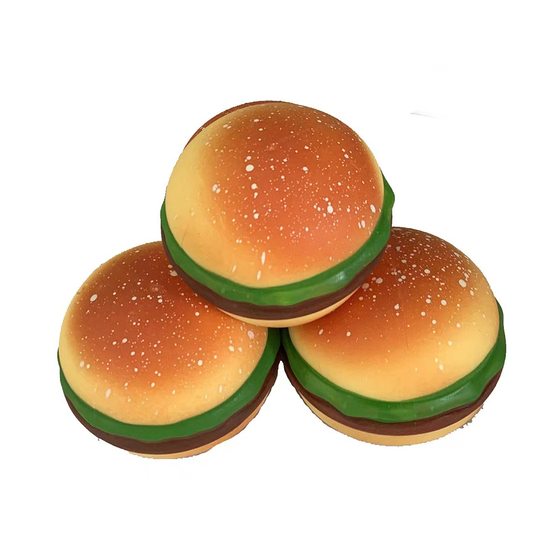 Creative Hamburg Kneading Music Decompression Vent Ball Flour Slow Rebound Internet Celebrous Same Decompression Toy Hot Sale Shake Tone