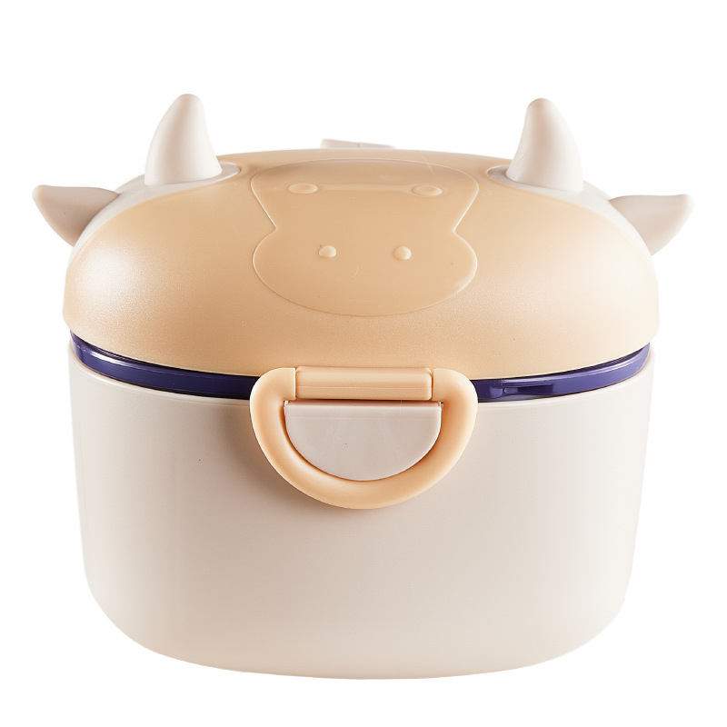 New Horn Milk Powder Box children's large capacity storage portable feeding tableware milk powder box manufacturers wholesale