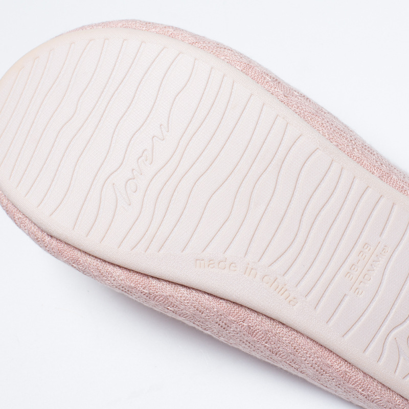 Japanese Korean Style Fall/Winter Couples Silent Soft Bottom Home Men's and Women's Cotton Slippers Wooden Floor Non-Slip Silent Slippers