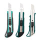 Tuosen hardware tools three-piece hair art knife stainless steel multi-purpose wallpaper knife plastic sliding buckle office paper cutting knife