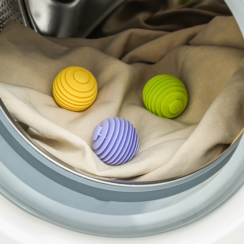 Creative soft rubber laundry ball anti-winding artifact household washing machine washing brush clothing decontamination cleaning ball artifact