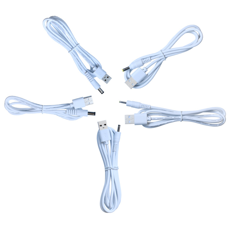 Fengjin USB to dc round hole 5.5/4.0/3.5/2.5 fan desk lamp toy router 5V charging power cord