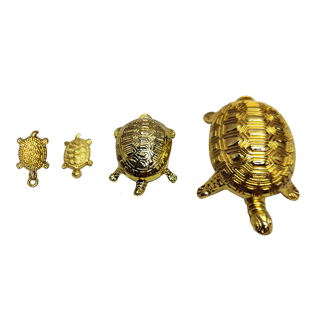Small Tortoise Keychain Pendant Alloy Pendant Asakusa Guanyin Money Turtle