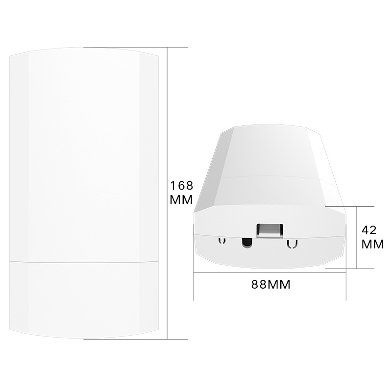 Outdoor 1km digital screen wireless bridge elevator monitoring bridge outdoor wifi transmission wireless cpe wholesale