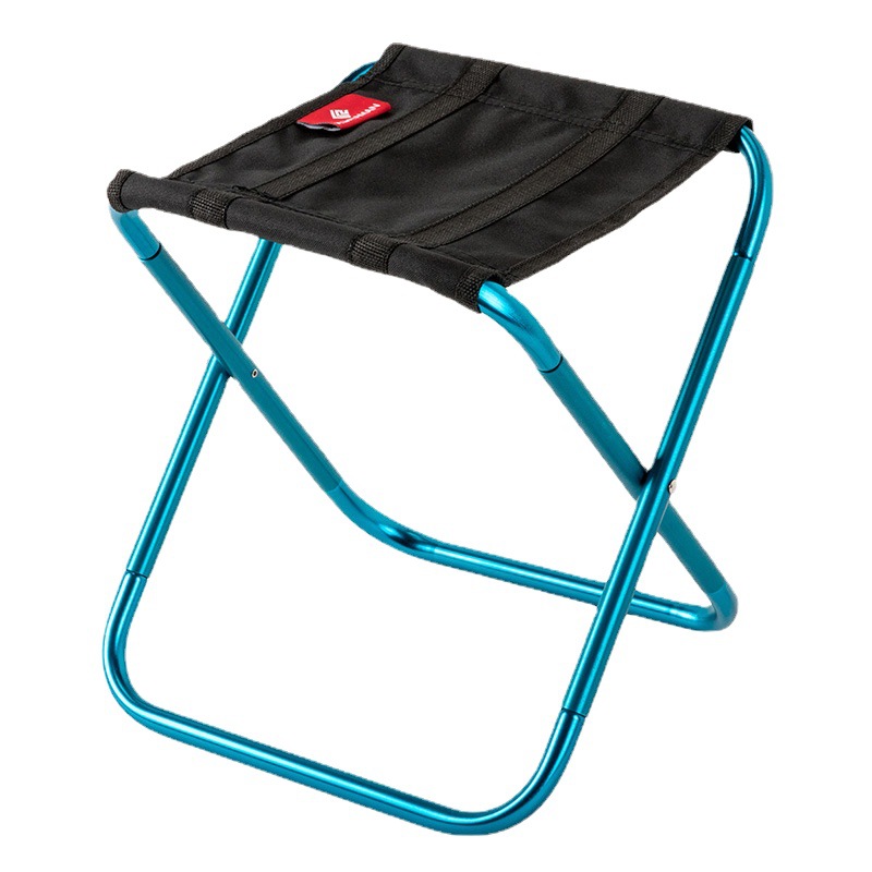 Outdoor Camping Folding Mazar Folding Chair Camping Oxford Cloth Lightweight Little Mazar Aluminum Alloy Chair Fishing Stool