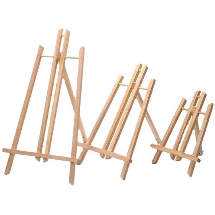 30cm ladder stand 40cm display stand 50cm pine easel children desktop table folding oil easel wholesale