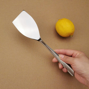 Export 18-10 stainless steel iron plate shovel cooking shovel 304 steak shovel barbecue shovel cake shovel flat spatula frying shovel