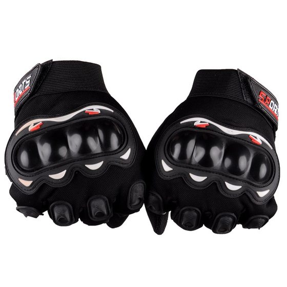 Full-Finger Off-Road Spring, Summer and Autumn Cycling Half-Finger Motorcycle Cycling Gloves Outdoor Hard Shell Hand Guard Protective Motorcycle Gloves