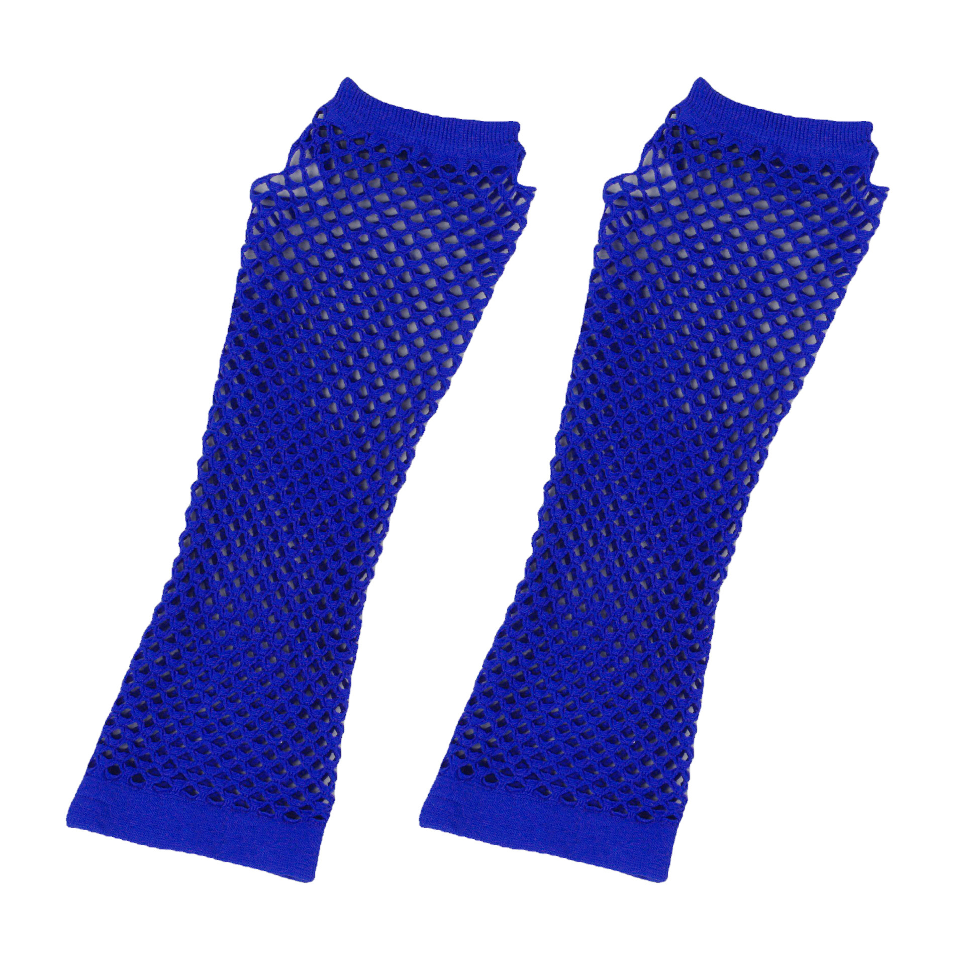 Gants élastiques en filet de pêche épais européens et américains, gants longs sexy punk, gants d'étiquette de fête en boîte de nuit à demi-doigts, gants transfrontaliers_voghion.com