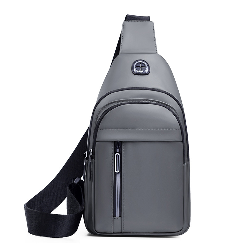 2025 New Arrival Men's Oxford Cloth Chest Bag Multifunctional Sports Outdoor Leisure Shoulder Bag Crossbody Bag