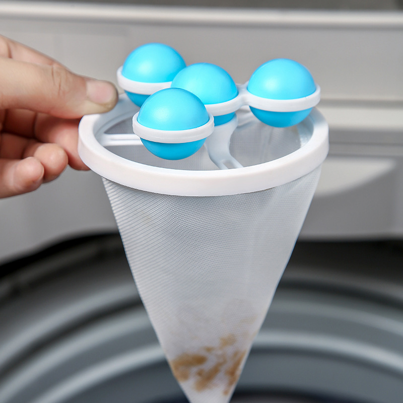 Xinya 4th Generation Washing Machine Float Filter Bag Hair Filter Cleaning Decontamination Clothes Washing Ball in stock