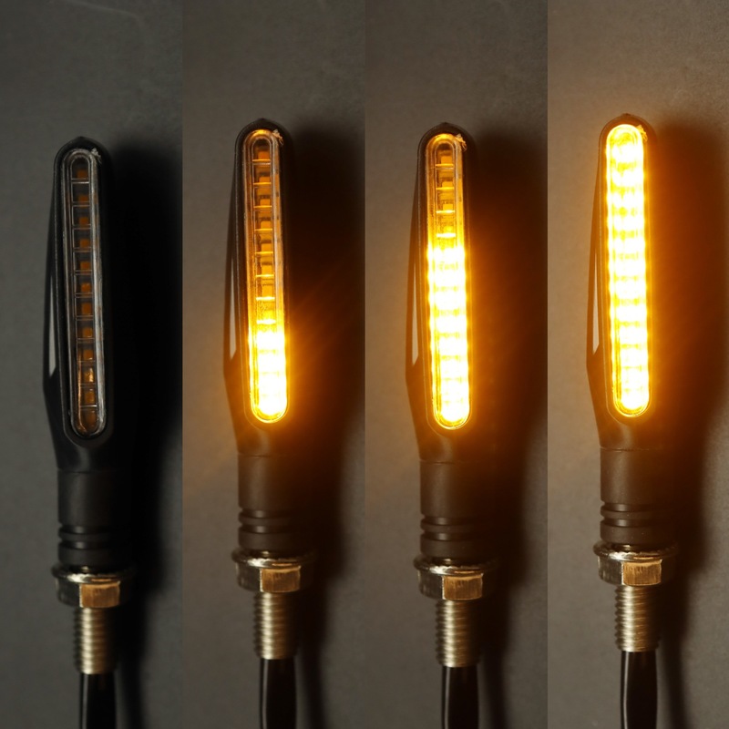 電動12vオートバイ長条常規流水後装灯改造部品led適用雷邦060ウインカーランプ|undefined
