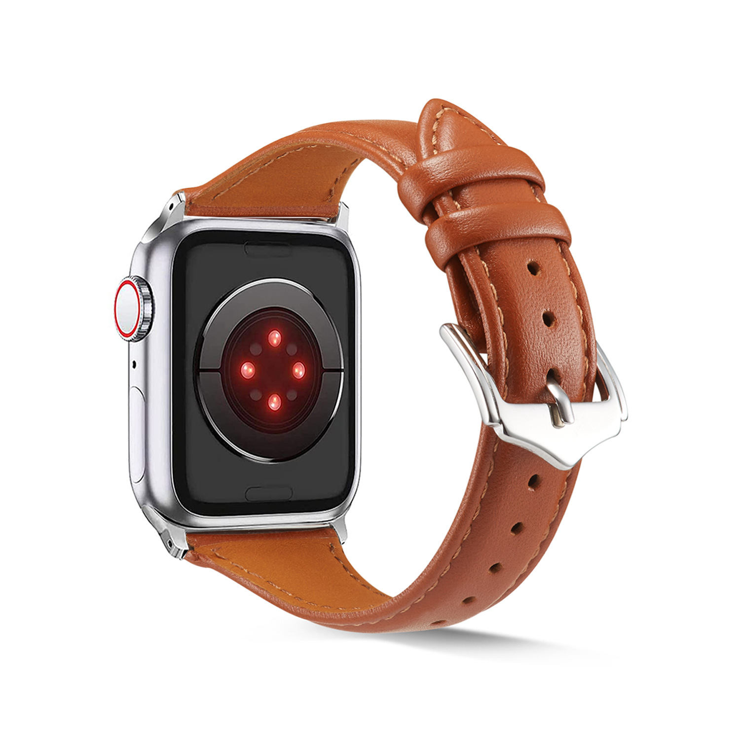 Применимый Apple watch кожаный ремешок iWatch Apple Xiaoma талия капли воды пряжка кожаный ремешок