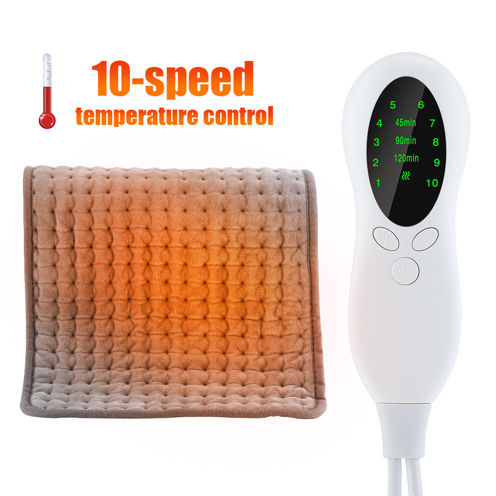 Electric heating body warming blanket 10-speed temperature control heating blanket cushion winter draped small electric blanket waist and abdomen heating pad