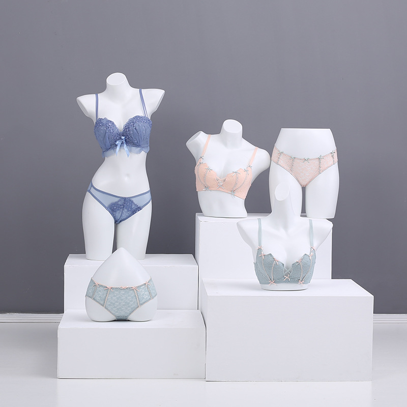 Push up chest underwear shop model props men's and women's half-body bra window display stand underwear big chest fake body model