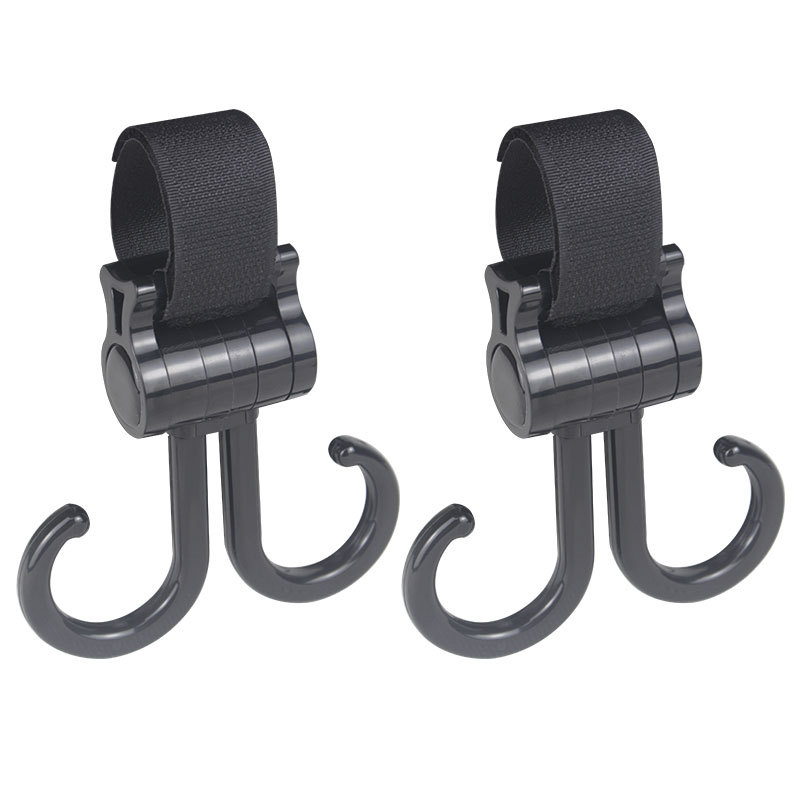 Cross-border new baby carriage hook baby stroller double hook hanging bag hook walking baby artifact stroller accessories