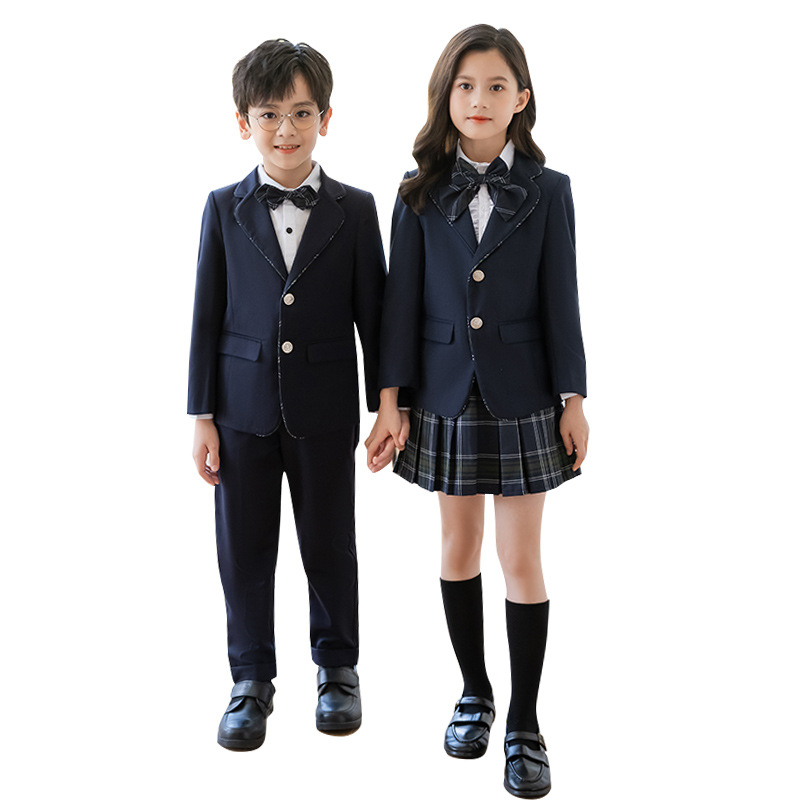Children's school uniforms new spring and autumn British style kindergarten uniforms performance suits class uniforms school uniforms factory wholesale