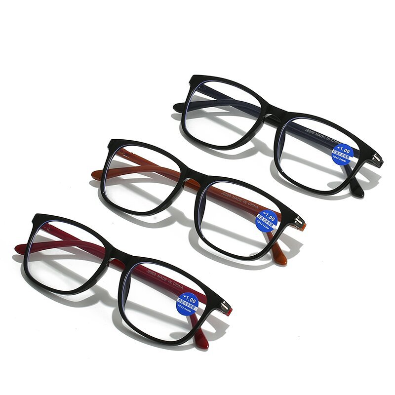 Factory direct running Jianghu anti-blue high-definition reading glasses stall wholesale men's and women's comfortable ultra-light reading glasses