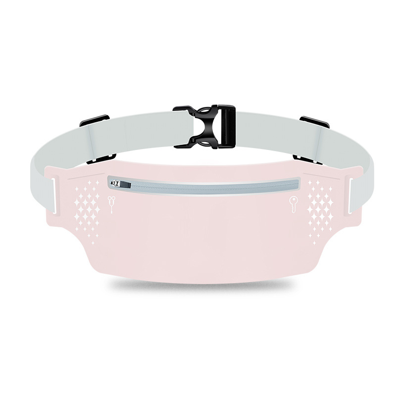 2024 new lightweight sports waist bag men's and women's running mobile phone waist bag ultra-thin invisible waterproof mobile phone waist bag in stock