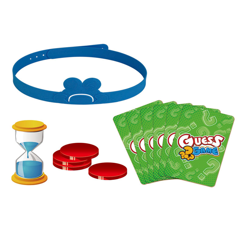Children, you can draw me to guess what card I am. You said I can guess the action parent-child interactive game toy.