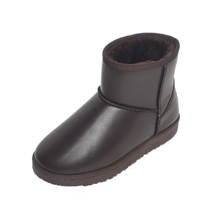 2023 Winter new snow boots Women's Korean-style flat fleece-lined thickened couple casual short women's cotton-padded shoes wholesale