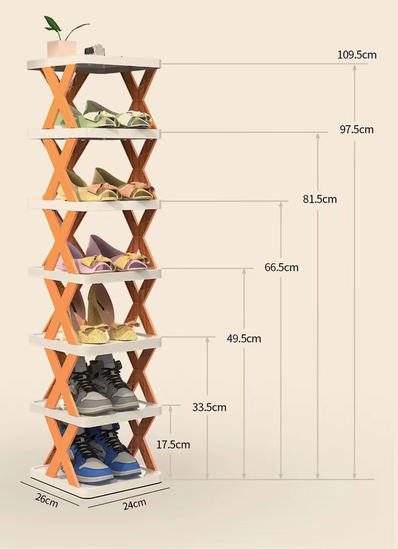 新款鞋架家用门口室内多层简易小窄鞋架子出租房用省空间鞋柜