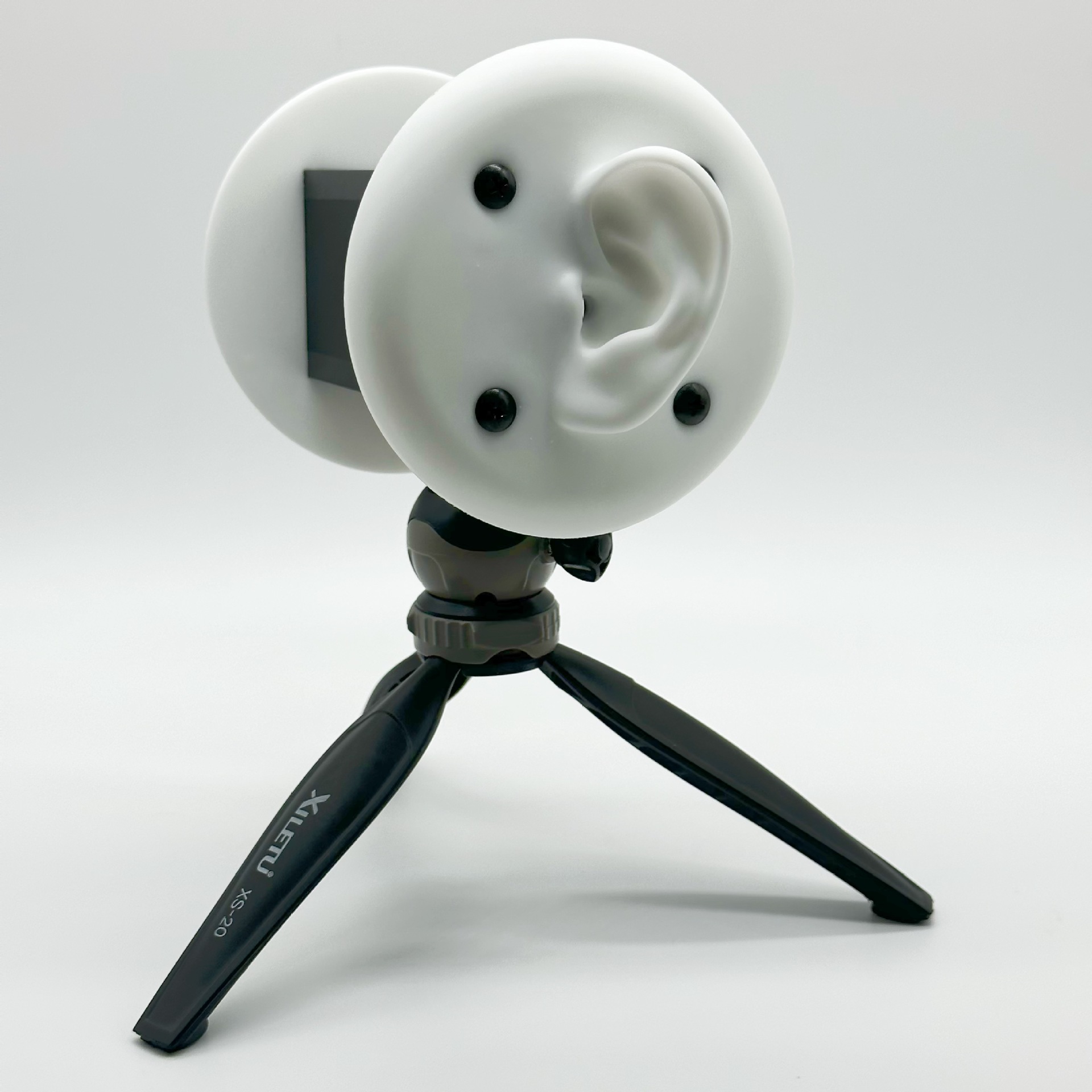 Silicone Ear Display Supplies Tripod Bracket Live Video Headset Display Desktop Head Recording Mac