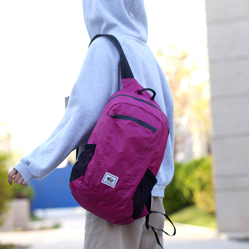 2023 Outdoor Waterproof Large Capacity Women's Lightweight Storage Travel Sports Backpack Gym Bag Backpack Backpack Folding Bag