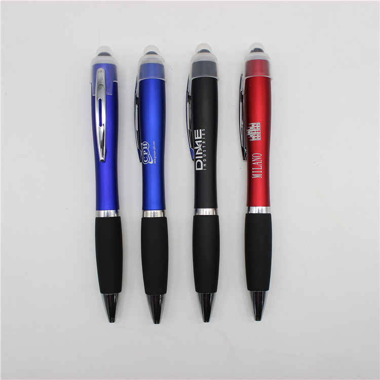 Hulu touch screen light box ballpoint pen LED light box advertising gift ballpoint pen can be laser engraved Logo logo