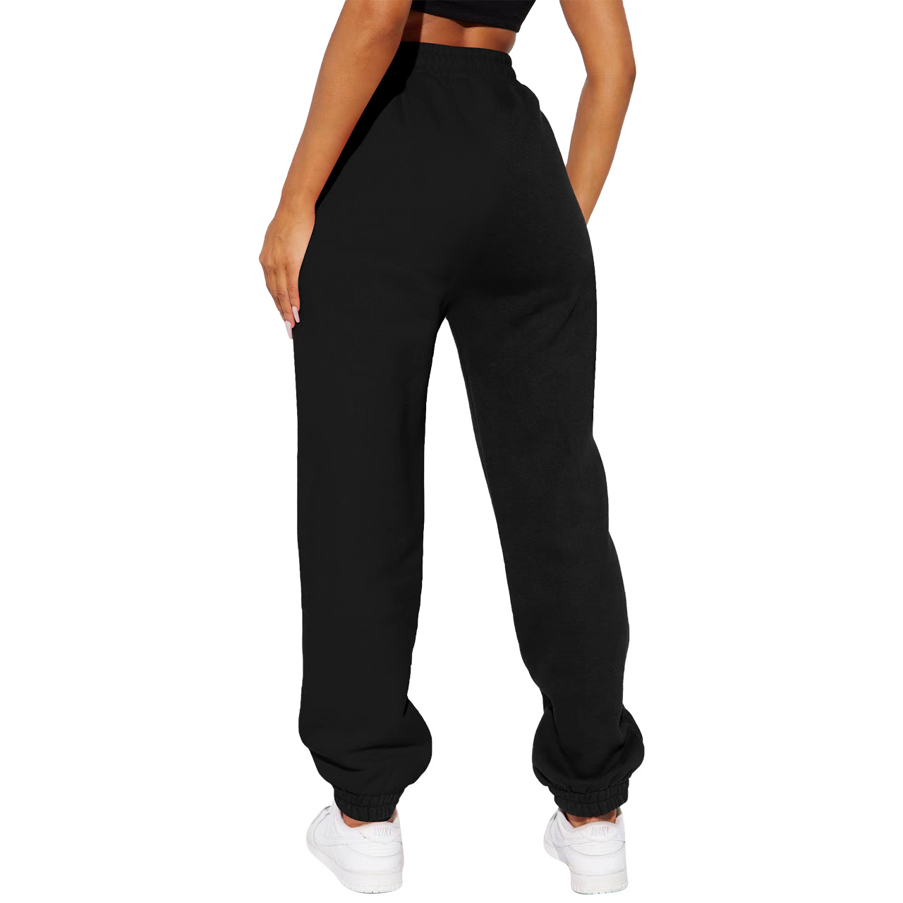FE282 special price does not return does not change Europe and the United States cross-border women's clothing Amazon fashion casual solid color zipper two-piece set
