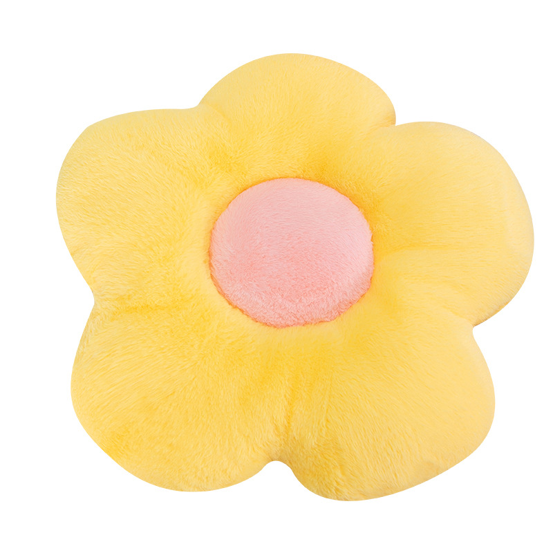 Cross-border daisy flower cushion sofa cushion office pillow plush toy doll sunflower pillow