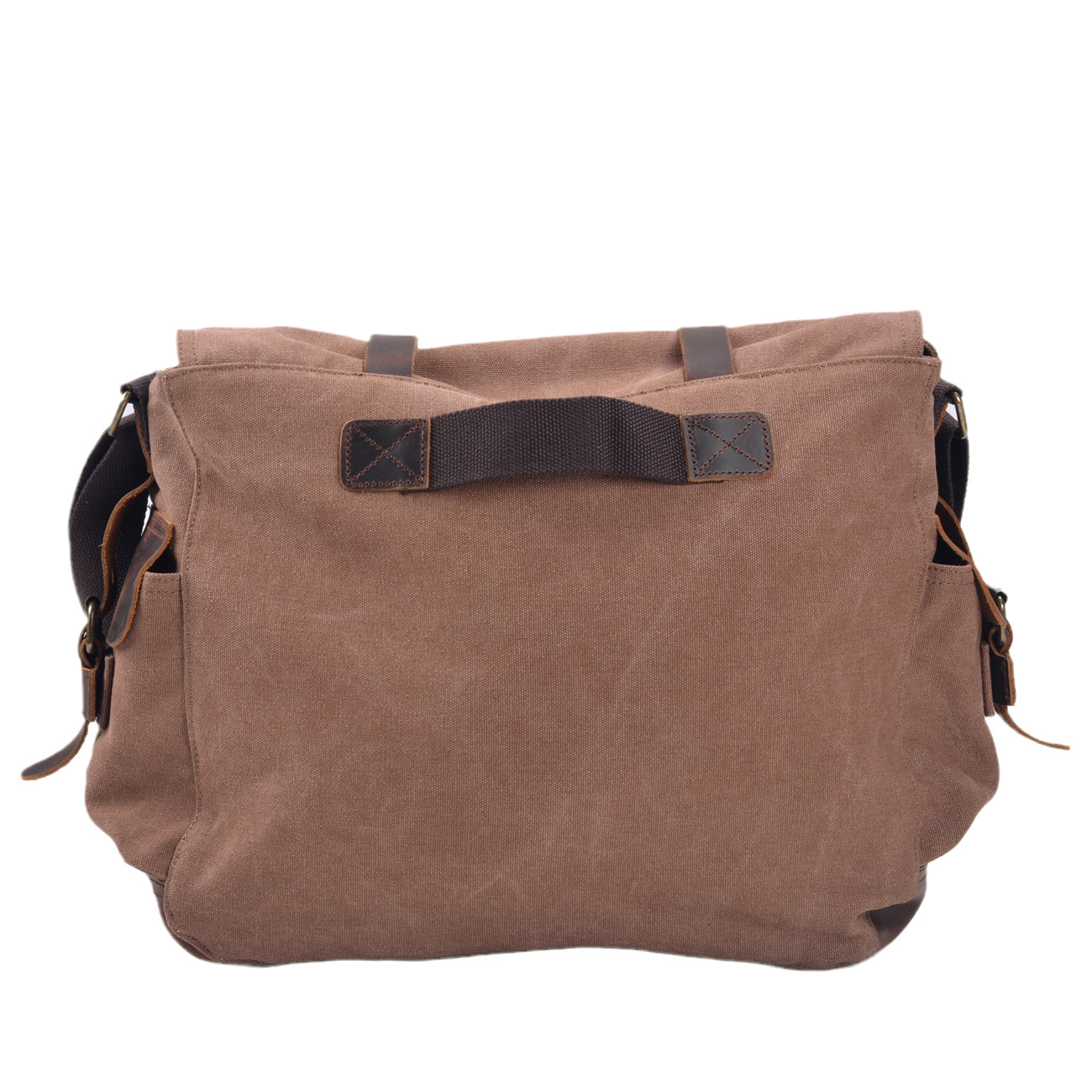 Borsa a tracolla per computer da 17 pollici di grande capacità, borsa a tracolla da uomo in pelle di mucca Crazy Horse, borsa a tracolla retrò europea e americana, borsa casual da scuola_voghion.com