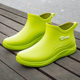 New men's and women's lovers rain boots waterproof shoes non-slip rain boots short tube fashion light sports Korean foreign trade Wholesale