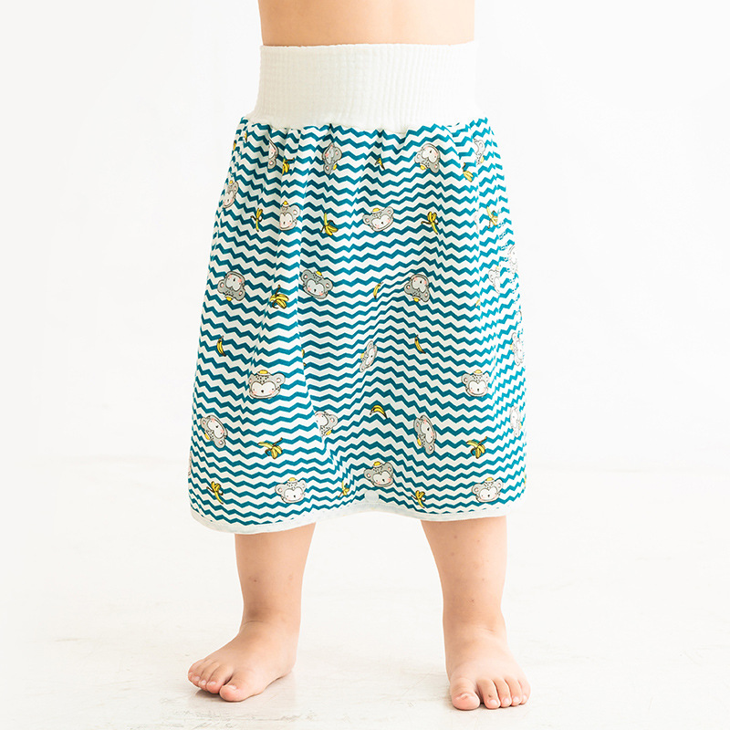 Baby's Diaper Skirt Diaper Training Pants Waterproof Leak-proof Washable Pants Bag Baby's Nocturia Artifact